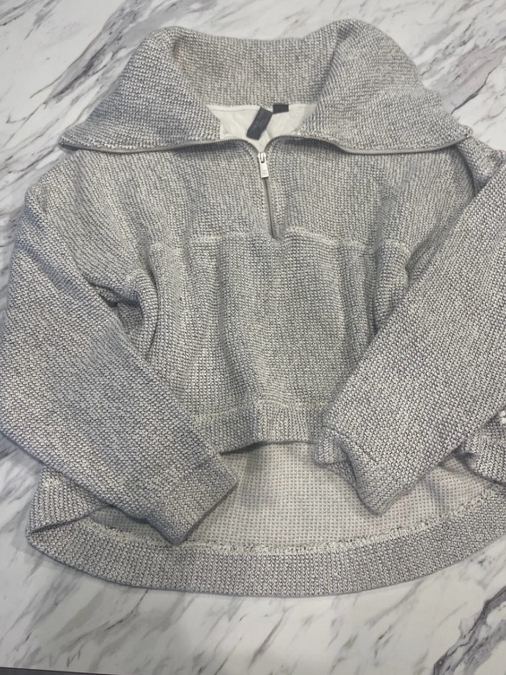 Sweaty Betty Women's Half-Zip Knit Sweater - Gray